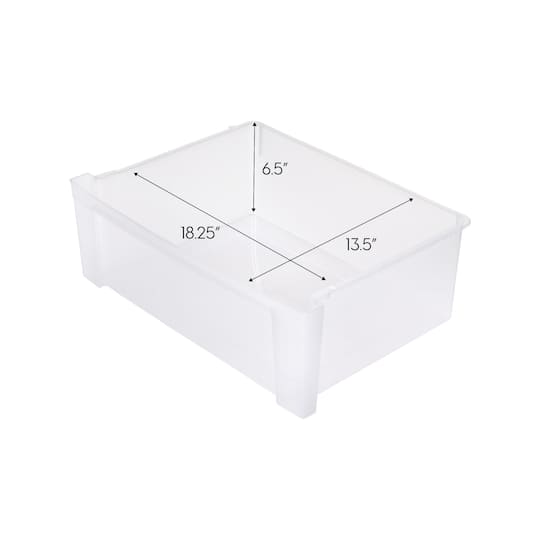 IRIS® 29qt. Black & Clear Wide 3-Drawer Chests, 2ct.